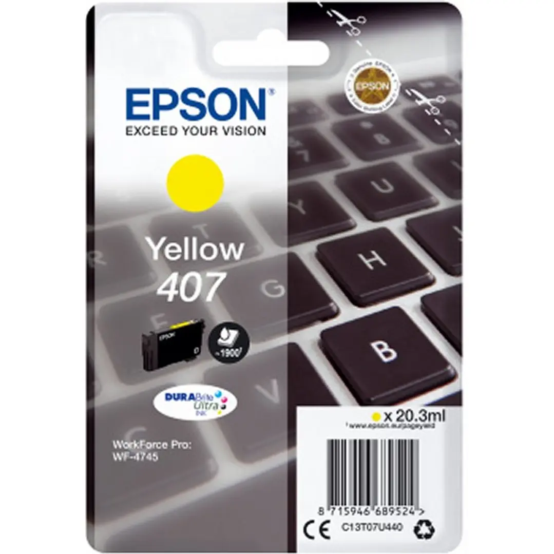 Epson Cartucho WF-4745 Amarillo 1