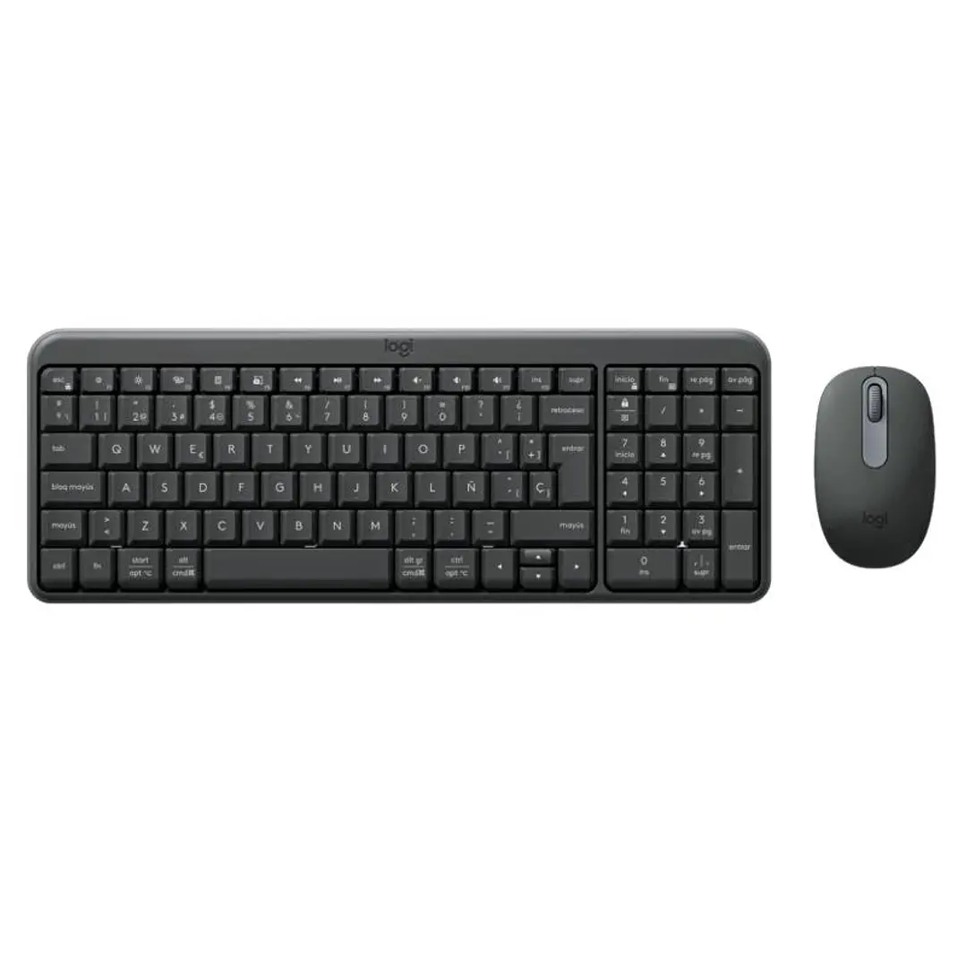Logitech MK250 Teclado+Ratón Bluetooth Negro 1