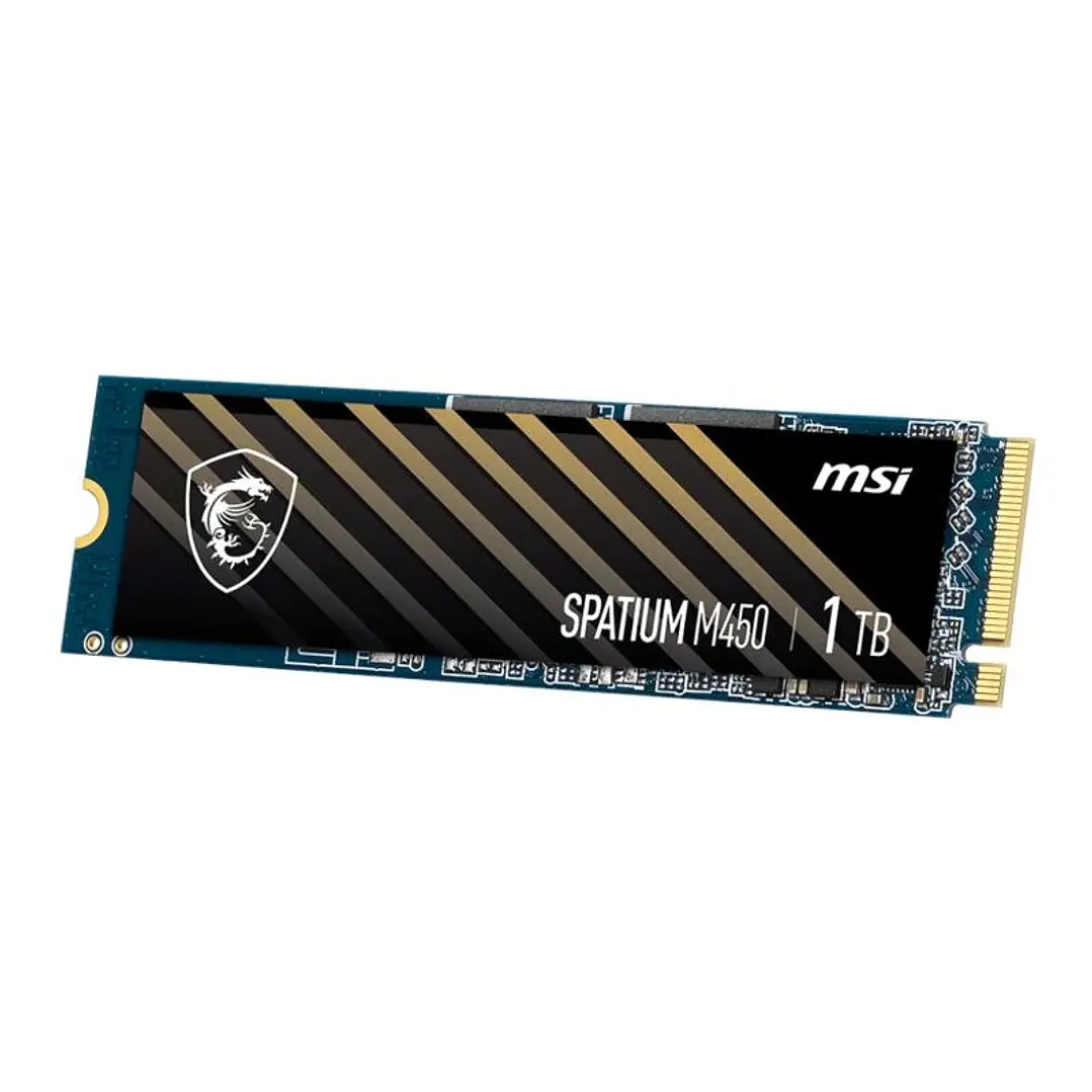 MSI SSD Spatium M450 1Tb PCIe 4.0 NVMe 3400 Mb-s 4