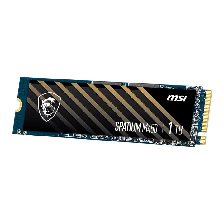 MSI SSD Spatium M450 1Tb PCIe 4.0 NVMe 3400 Mb-s 4