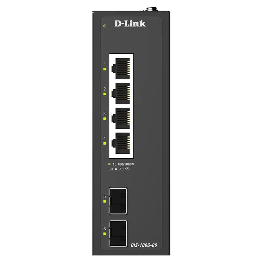 D-Link DIS-100G-06 Switch Industrial 4xGb 2xSFP 2