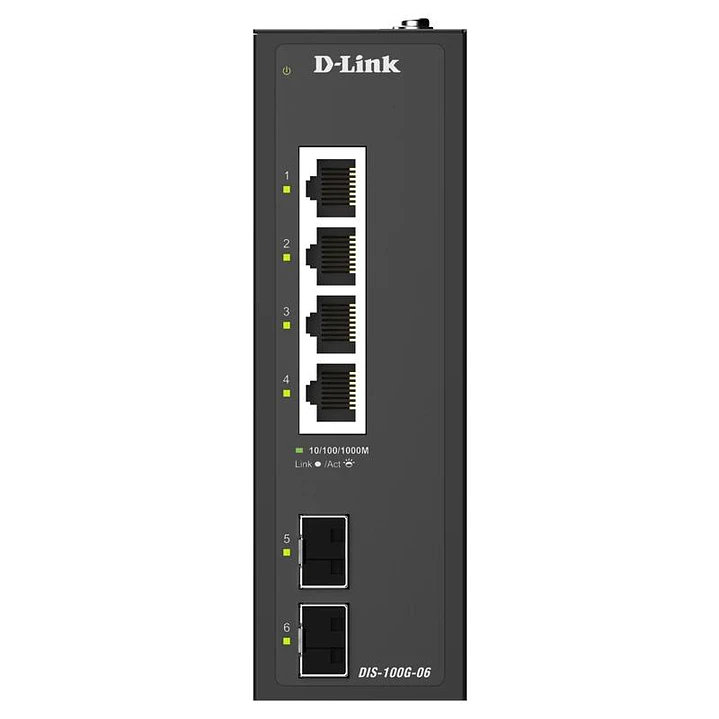 D-Link DIS-100G-06 Switch Industrial 4xGb 2xSFP 2
