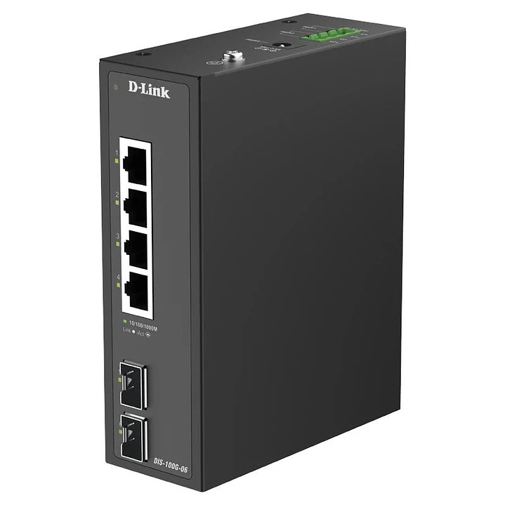 D-Link DIS-100G-06 Switch Industrial 4xGb 2xSFP 3