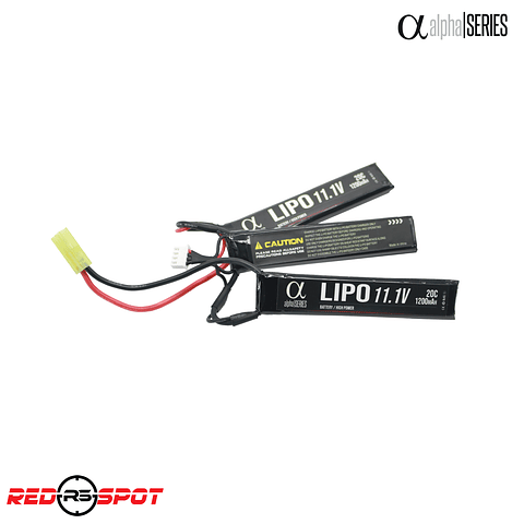 ALPHA SERIES LI-PO 11.1V 1200 mAh 20C (TRI-PANEL)