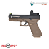 LEVIATHAN ARMS P17 BK/TAN CON RED DOT