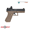 LEVIATHAN ARMS P17 BK/TAN CON RED DOT