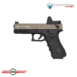 LEVIATHAN ARMS P18C TAN/BK CON RED DO