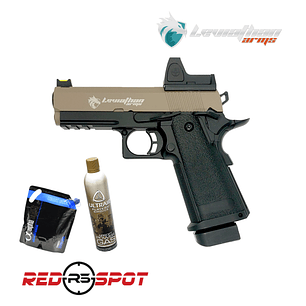 LEVIATHAN ARMS HI CAPA 3.8 CON RED DOT PACK 5