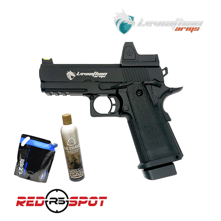 LEVIATHAN ARMS HI CAPA 3.8 CON RED DOT PACK 2