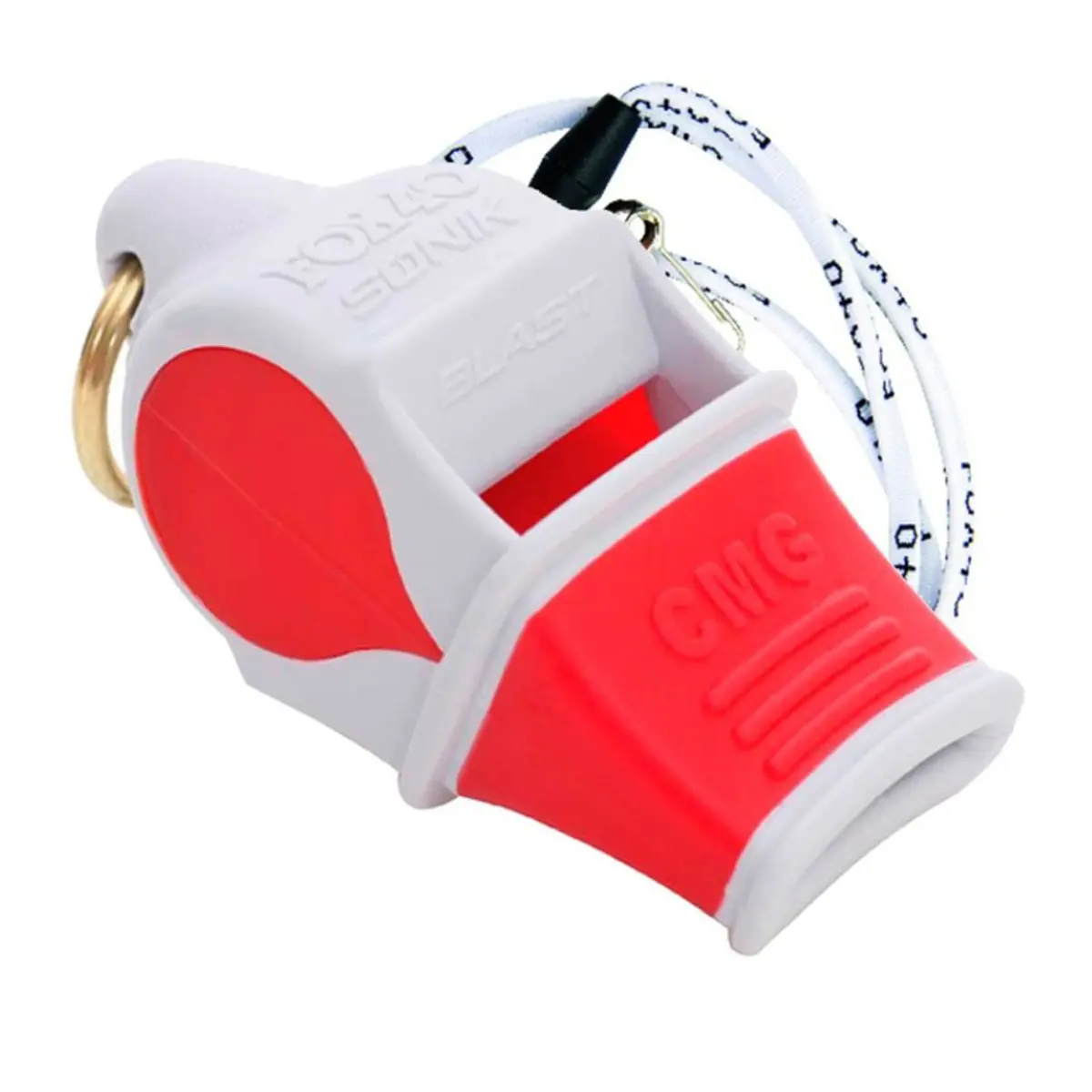 Sifflet Arbitre Sonik Blast CMG Rouge Fox 40 - Sifflet Football Puissant Pour Arbitres
