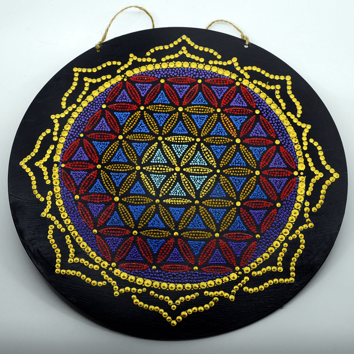 MANDALA FLOR DE LA VIDA 30 CM 