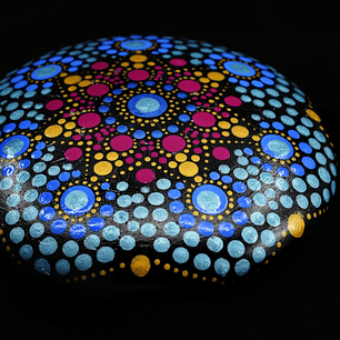 PIEDRA MANDALA BUNGANBILIA 15 CM