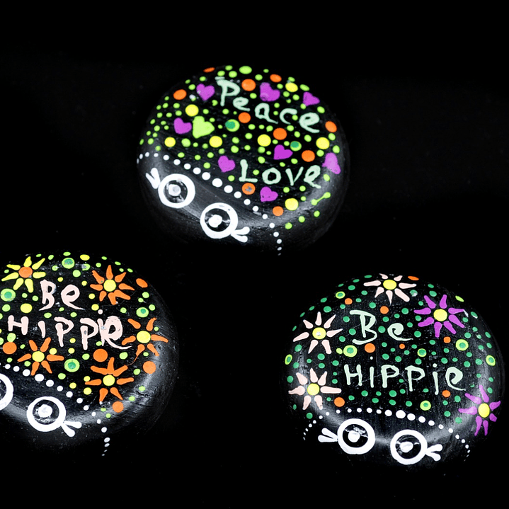 PIEDRA CONJUNTO LADYBIRD HIPPIES 6,5 CM