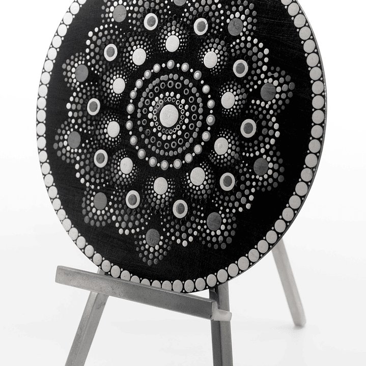 MANDALA BLACK & WHITE 20 CM 1