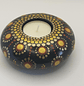 PORTA VELAS BROWN & GOLD 10 CM - Miniatura 2