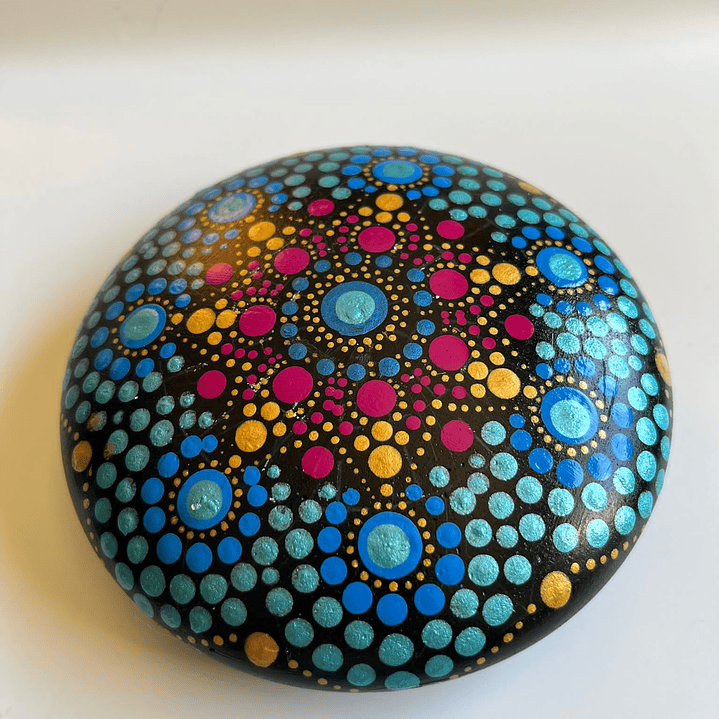 PIEDRA MANDALA BUNGANBILIA 15 CM 2