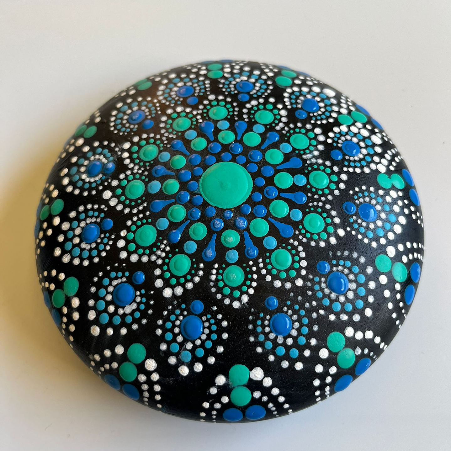 PIEDRA MANDALA FLORAZUL 15 CM 2