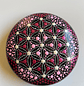 PIEDRA MANDALA FLOR DE LA VIDA ROSA 15 CM - Miniatura 3