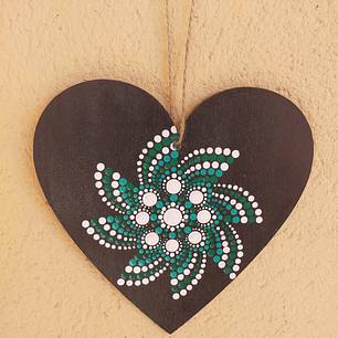 MANDALA CORAZÓN MOLINO 14 CM