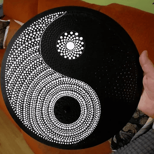 MANDALA YING & YANG 30 CM