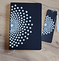 LIBRETA MANDALA WHITE DOTS CON MARCA PAGINAS A JUEGO - Miniatura 1