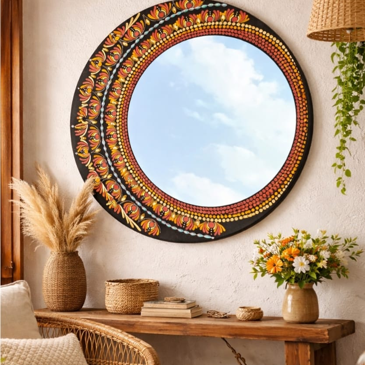 Espejo Moon flower  1