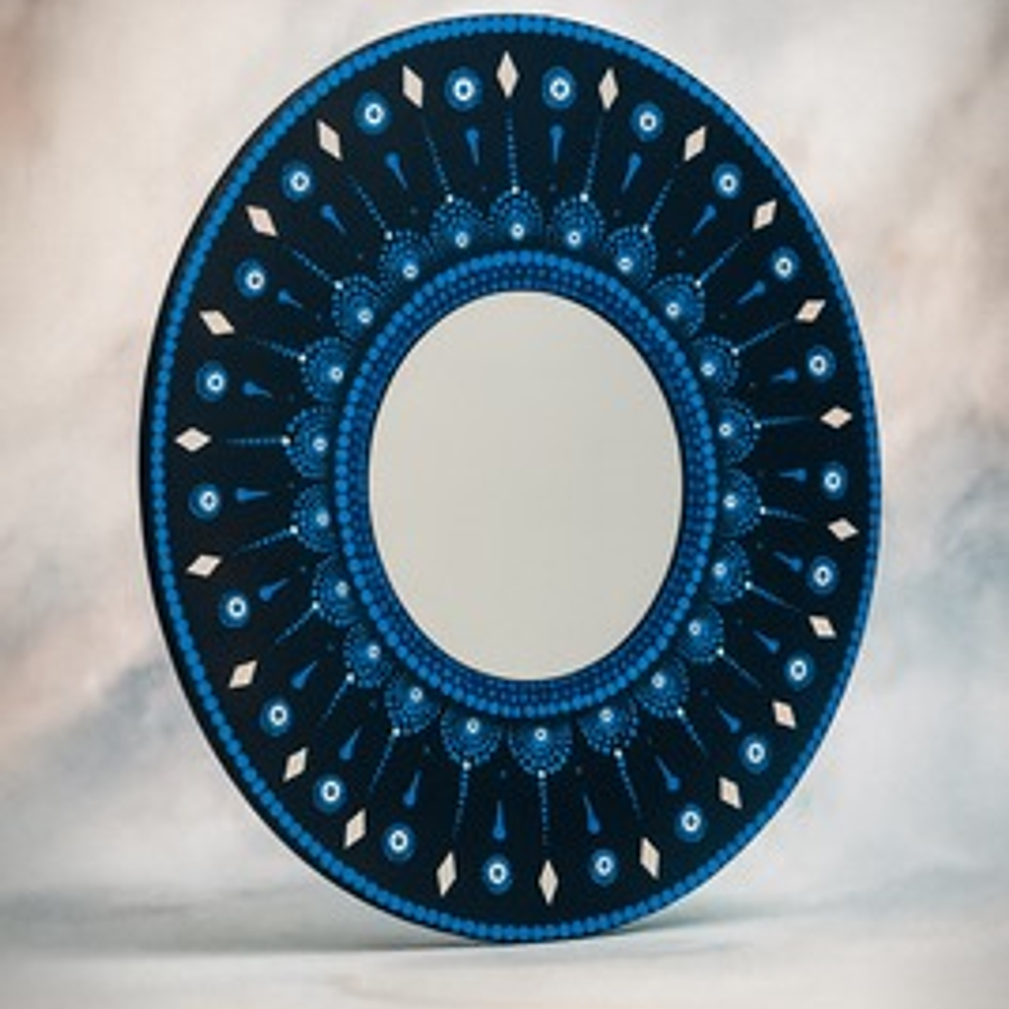 ESPEJO MANDALA OJO TURCO 45 CM 1