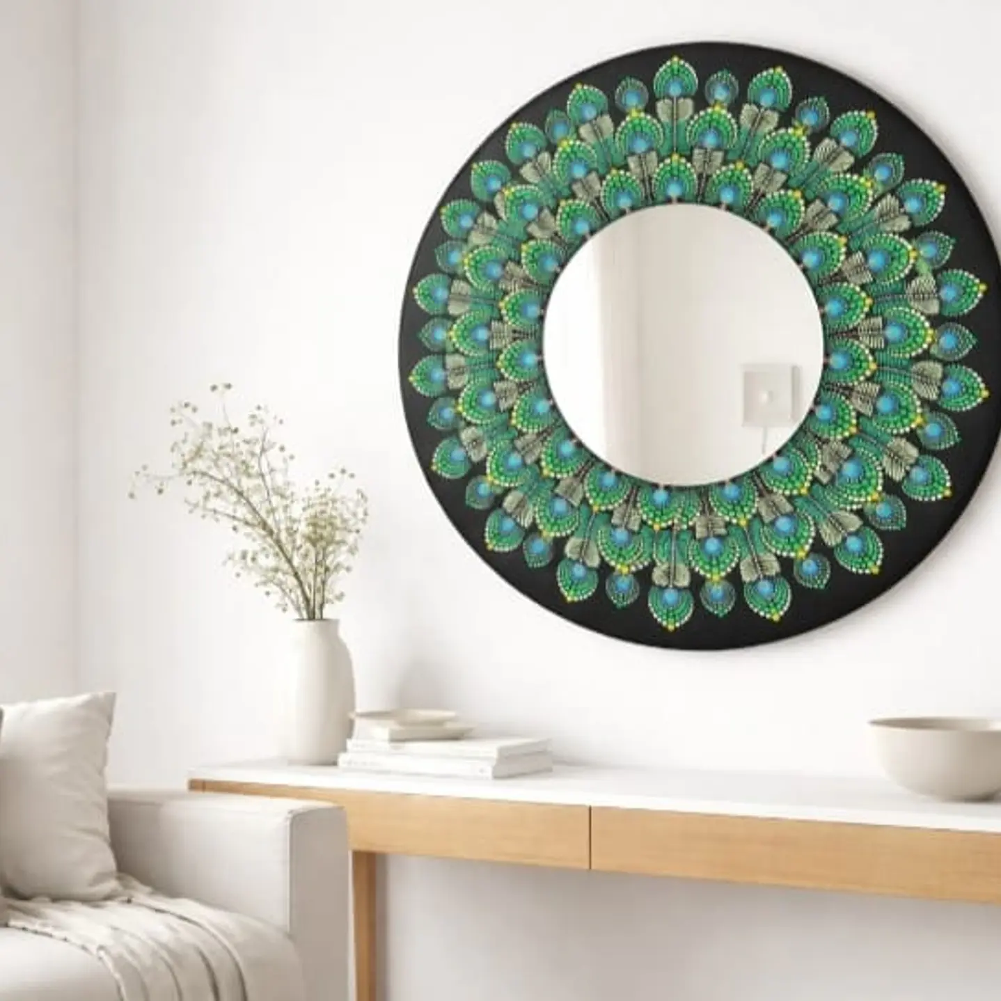 ESPEJO MANDALA JUNGLE 45 CM 1