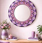 ESPEJO MANDALA PURPLE 50 CM   - Miniatura 1