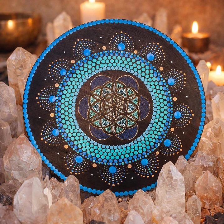 MANDALA SEMILLA DE LA VIDA 30 CM 1