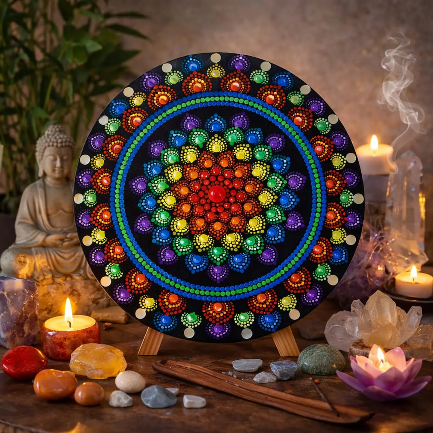 MANDALA EXPLOSIÓN CHAKRAS 30 CM 1
