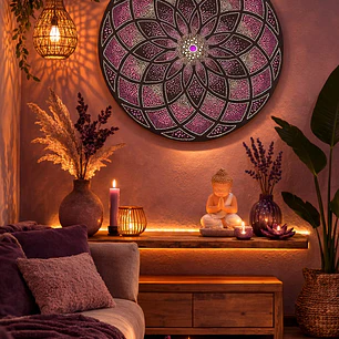 MANDALA GEOMETRIA SAGRADA 30 CM