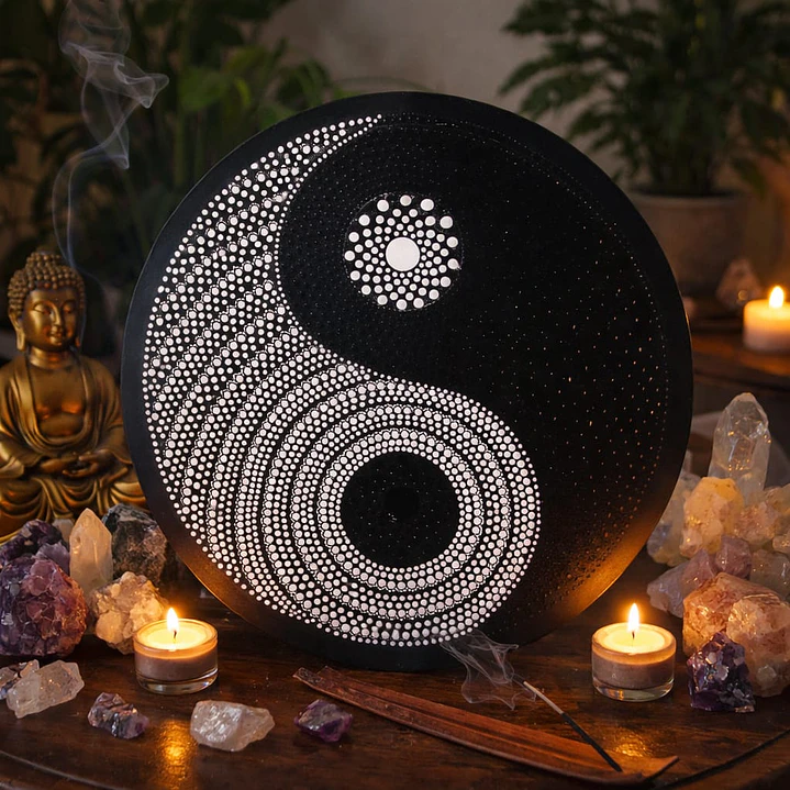 MANDALA YING & YANG 30 CM 1