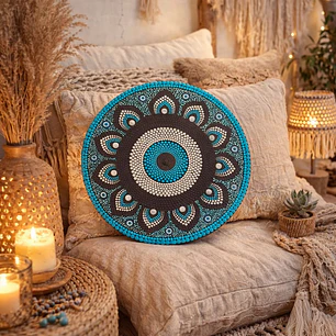 MANDALA DE PARED TURKISH EYE 30 CM