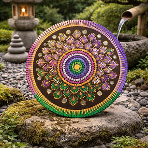 MANDALA COLORES 30 CM