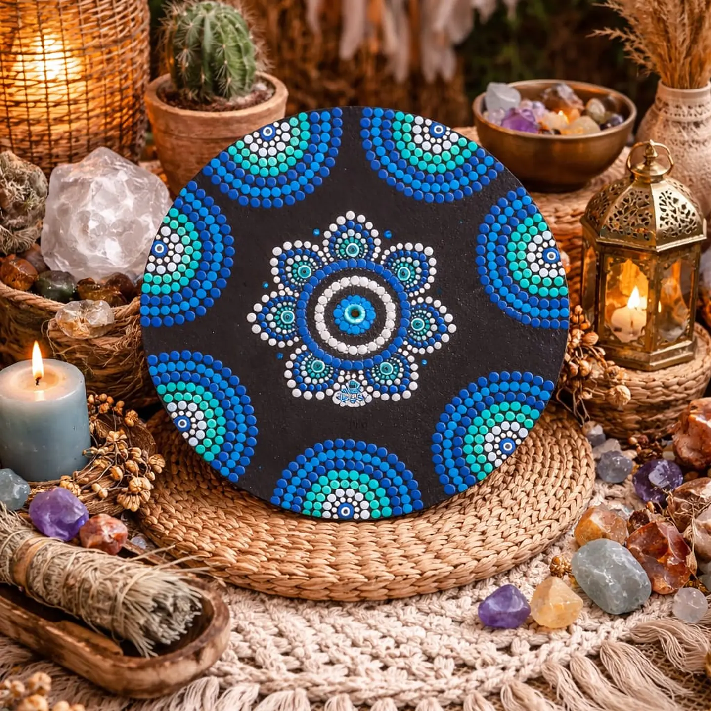MANDALA OJO TURCO 20 CM 1