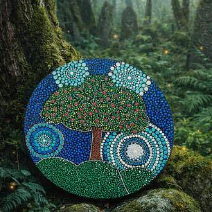 MANDALA ÁRBOL DE LA VIDA EDEN 20 CM