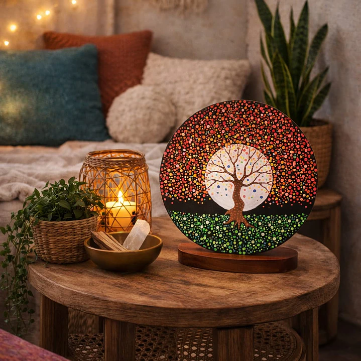 MANDALA ÁRBOL DE LA VIDA LUNA 20 CM 1