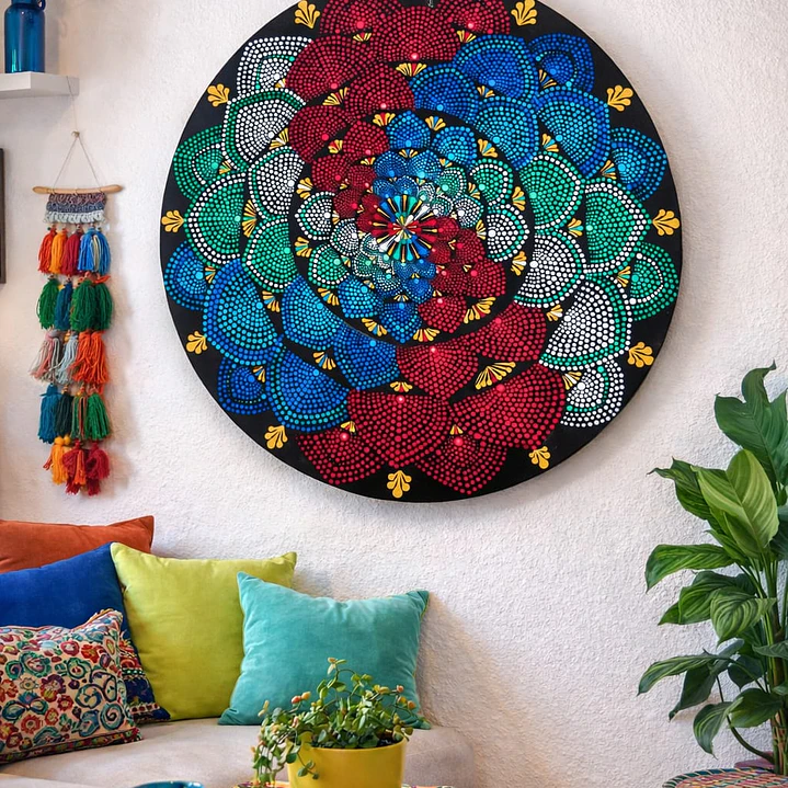 MANDALA COLOUR WHEEL 45 CM 1