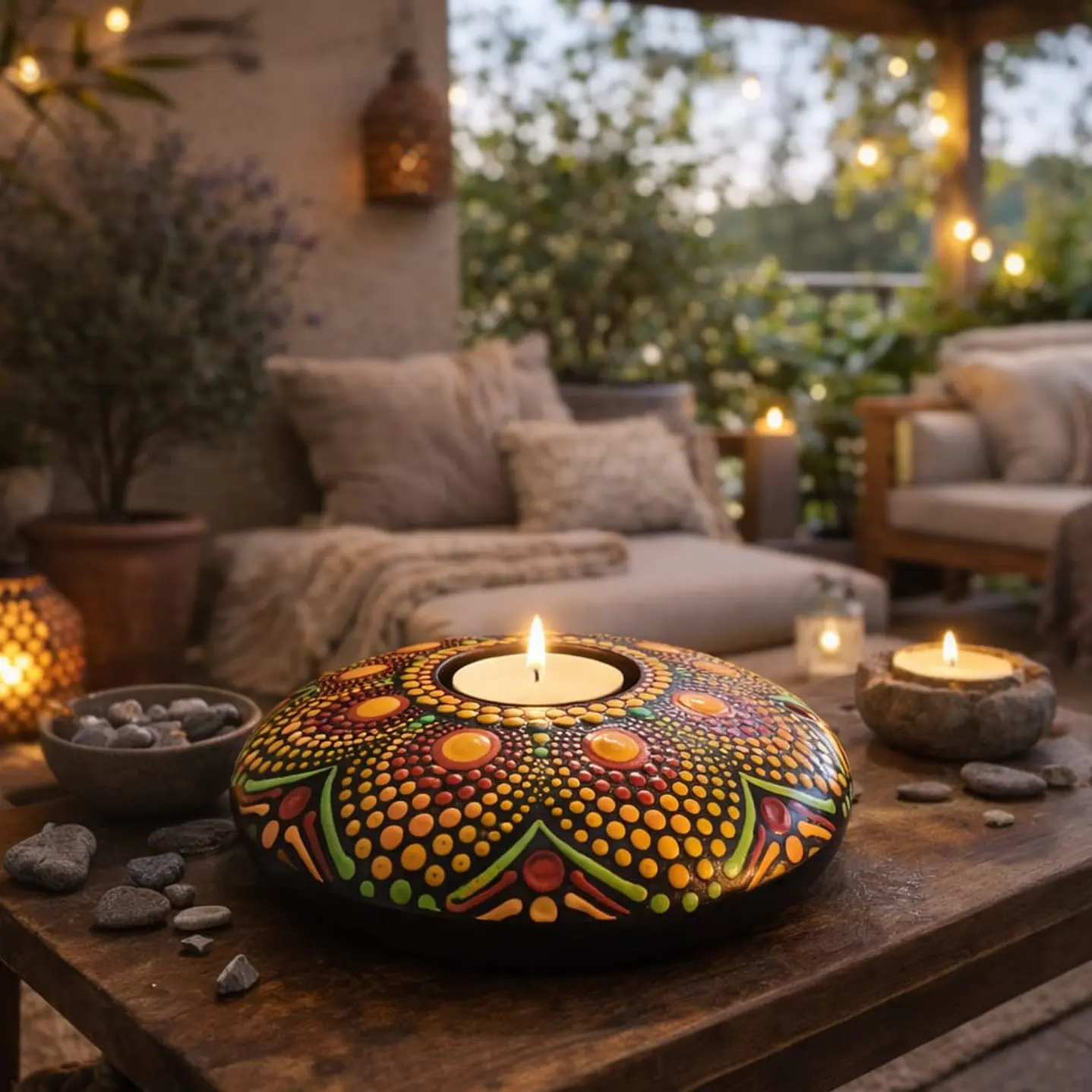 PORTA VELAS GRANDE 15 CM BOB MARLEY  2