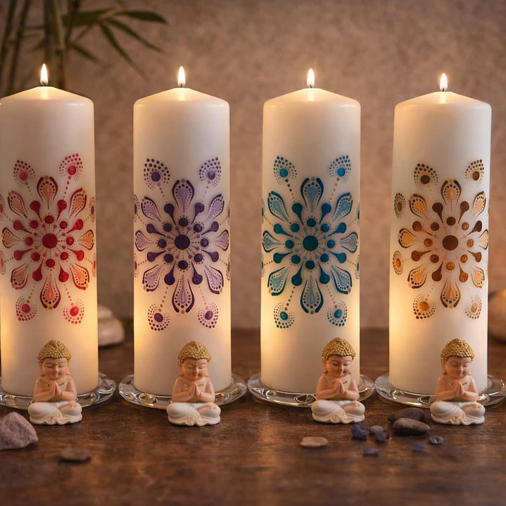 VELON MANDALA  21 CM ELIGE TU COLOR