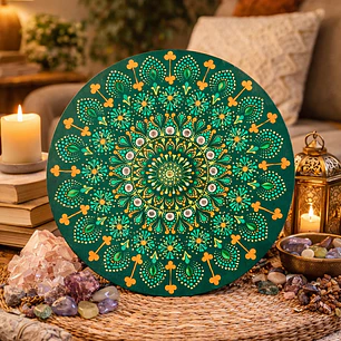 MANDALA VERDE INDIA 30 CM