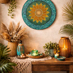 MANDALA GIRASSOL 30 CM