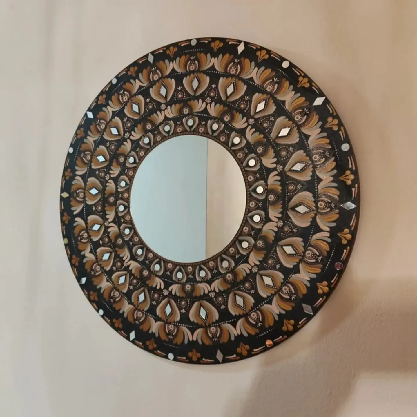 ESPEJO MANDALA OTOÑO 45 CM 2