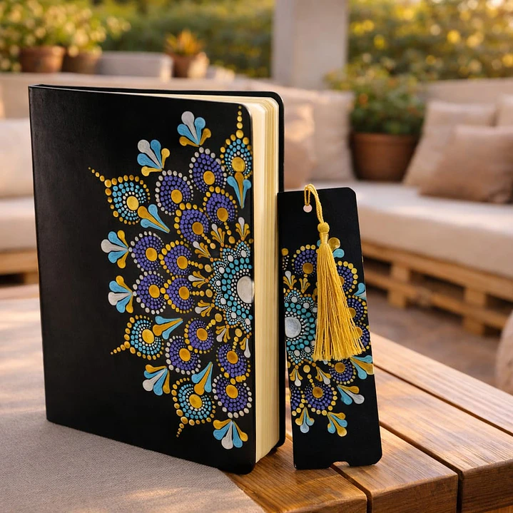 LIBRETA LILA Y TURQUESA 1