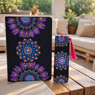 libreta mandala purple