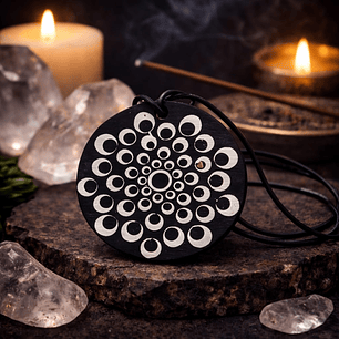 COLGANTE BLANCO Y NEGRO