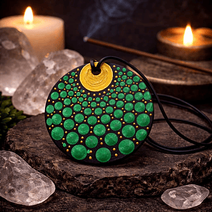 COLGANTE ORBES ESMERALDA