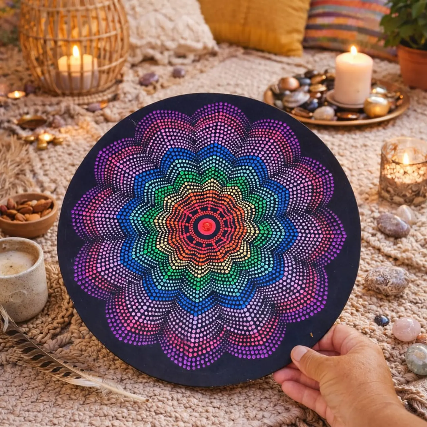 MANDALA FLOR 3D 30 CM 1