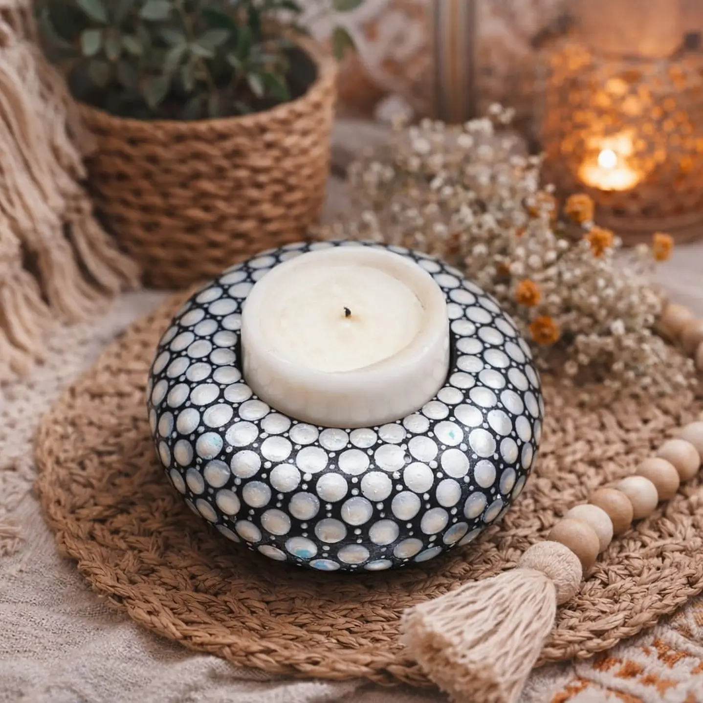 PORTA VELON BLANCO 10 x 5 cm 2